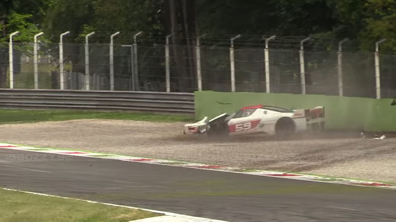 Σπάνια Ferrari διαλύεται στη Monza!